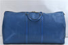 Authentic Louis Vuitton Epi Keepall 60 Boston Bag Blue M42945 LV 1355D