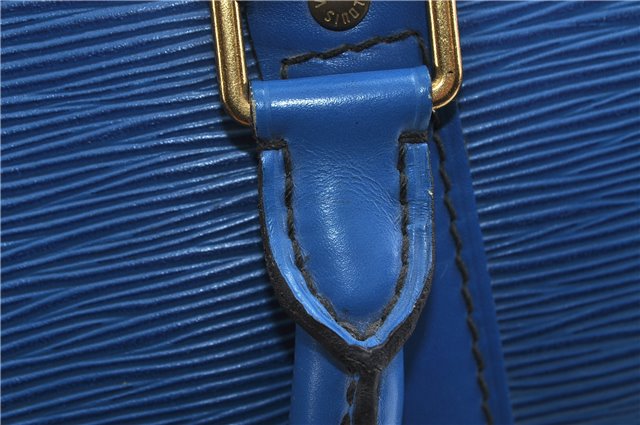 Authentic Louis Vuitton Epi Keepall 60 Boston Bag Blue M42945 LV 1355D