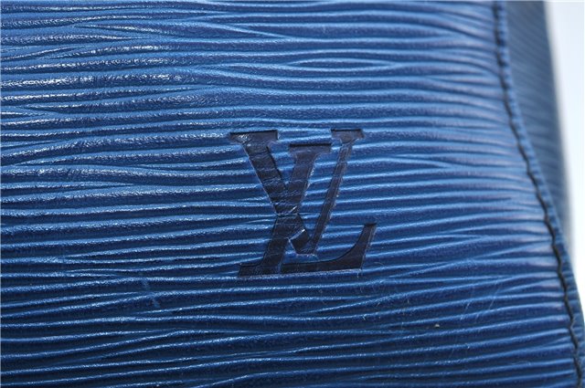 Authentic Louis Vuitton Epi Keepall 60 Boston Bag Blue M42945 LV 1355D