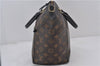 Authentic Louis Vuitton Monogram Tournelle PM 2Way Tote Bag M44057 Black 1356E