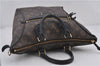 Authentic Louis Vuitton Monogram Tournelle PM 2Way Tote Bag M44057 Black 1356E