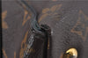 Authentic Louis Vuitton Monogram Tournelle PM 2Way Tote Bag M44057 Black 1356E