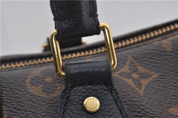 Authentic Louis Vuitton Monogram Tournelle PM 2Way Tote Bag M44057 Black 1356E