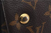 Authentic Louis Vuitton Monogram Tournelle PM 2Way Tote Bag M44057 Black 1356E