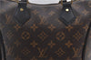 Authentic Louis Vuitton Monogram Tournelle PM 2Way Tote Bag M44057 Black 1356E