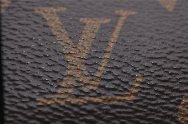 Authentic Louis Vuitton Monogram Tournelle PM 2Way Tote Bag M44057 Black 1356E