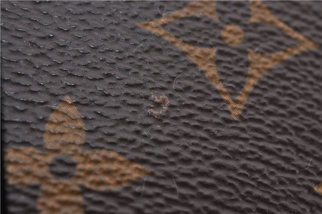 Authentic Louis Vuitton Monogram Tournelle PM 2Way Tote Bag M44057 Black 1356E