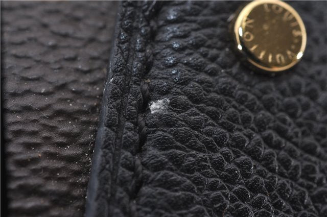 Authentic Louis Vuitton Monogram Tournelle PM 2Way Tote Bag M44057 Black 1356E