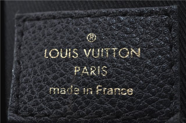 Authentic Louis Vuitton Monogram Tournelle PM 2Way Tote Bag M44057 Black 1356E