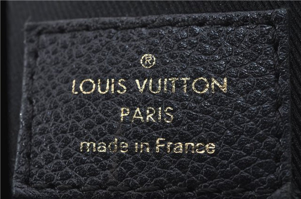 Authentic Louis Vuitton Monogram Tournelle PM 2Way Tote Bag M44057 Black 1356E