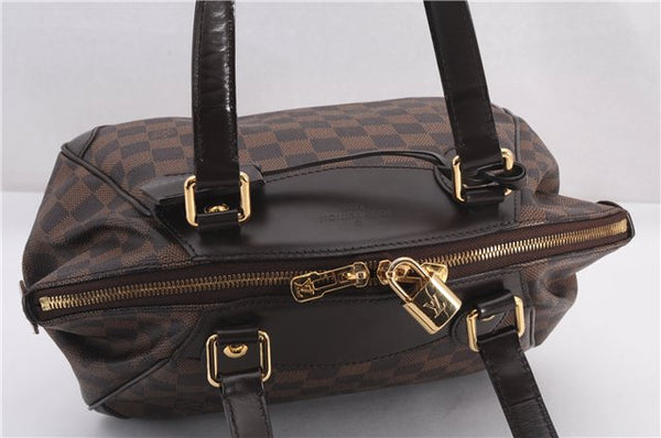 Authentic Louis Vuitton Damier Verona PM Shoulder Boston Bag N41117 LV 1356F