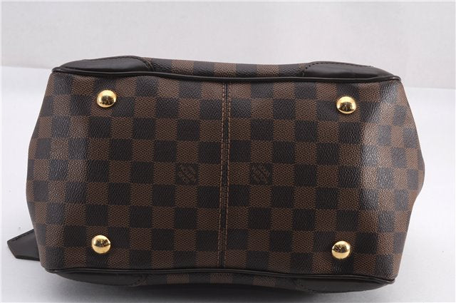 Authentic Louis Vuitton Damier Verona PM Shoulder Boston Bag N41117 LV 1356F