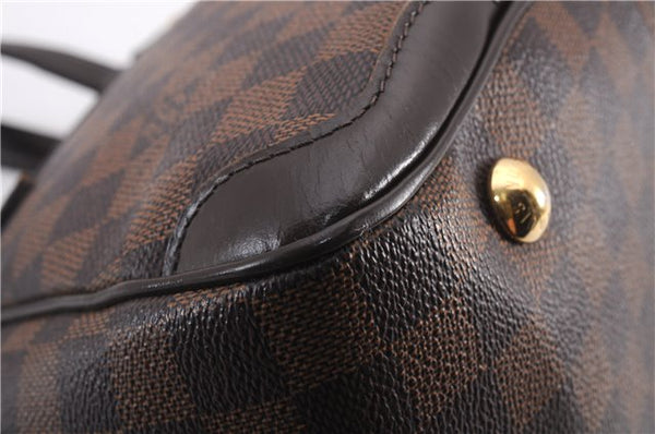 Authentic Louis Vuitton Damier Verona PM Shoulder Boston Bag N41117 LV 1356F