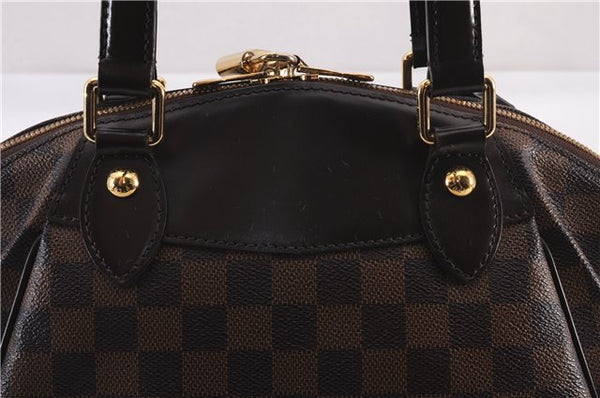 Authentic Louis Vuitton Damier Verona PM Shoulder Boston Bag N41117 LV 1356F