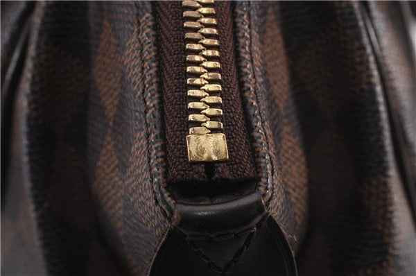 Authentic Louis Vuitton Damier Verona PM Shoulder Boston Bag N41117 LV 1356F