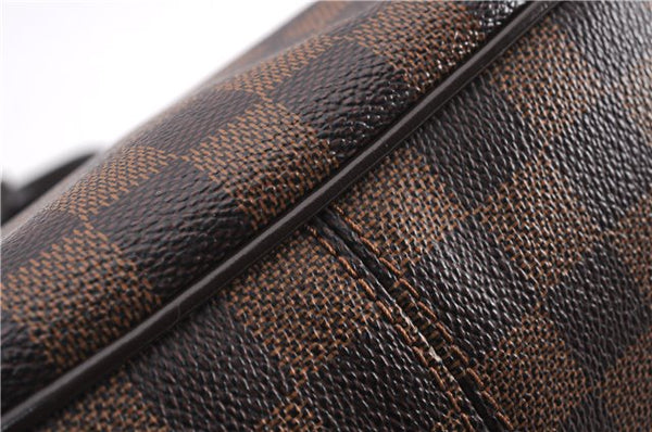 Authentic Louis Vuitton Damier Verona PM Shoulder Boston Bag N41117 LV 1356F