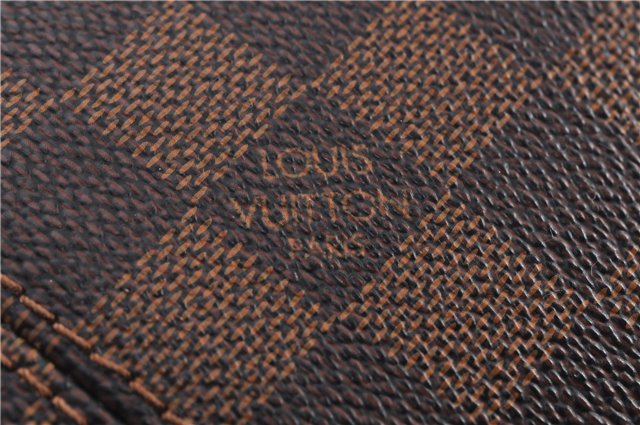 Authentic Louis Vuitton Damier Verona PM Shoulder Boston Bag N41117 LV 1356F