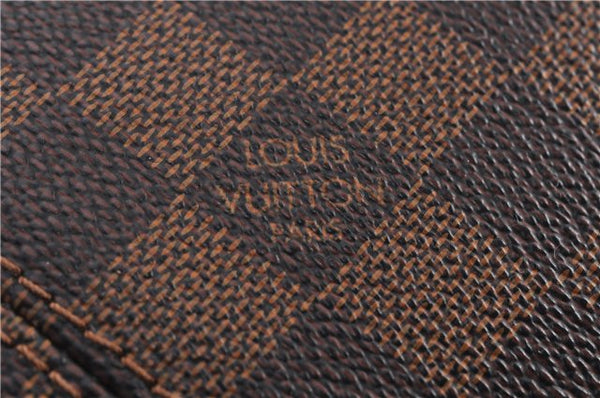 Authentic Louis Vuitton Damier Verona PM Shoulder Boston Bag N41117 LV 1356F