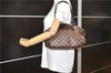 Authentic Louis Vuitton Damier Verona PM Shoulder Boston Bag N41117 LV 1356F