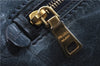 Authentic PRADA Leather Nappa 2Way Shoulder Hand Bag Blue 1358E