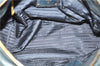 Authentic PRADA Leather Nappa 2Way Shoulder Hand Bag Blue 1358E