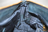 Authentic PRADA Leather Nappa 2Way Shoulder Hand Bag Blue 1358E