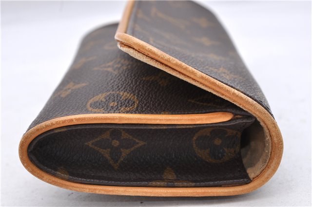 Authentic Louis Vuitton Monogram Pochette Twin PM Shoulder Bag M51854 LV 1359D