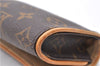 Authentic Louis Vuitton Monogram Pochette Twin PM Shoulder Bag M51854 LV 1359D