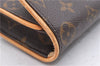 Authentic Louis Vuitton Monogram Pochette Twin PM Shoulder Bag M51854 LV 1359D