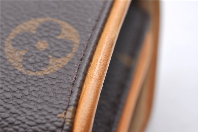 Authentic Louis Vuitton Monogram Pochette Twin PM Shoulder Bag M51854 LV 1359D