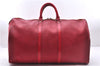 Authentic Louis Vuitton Epi Keepall 45 Boston Travel Bag Red M42977 LV 1359E