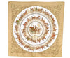 Authentic HERMES Carre 90 Scarf "LA PROMENADE DE LONGCHAMPS" Silk Beige 1359I