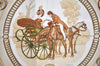 Authentic HERMES Carre 90 Scarf "LA PROMENADE DE LONGCHAMPS" Silk Beige 1359I