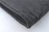 Authentic GUCCI Documents Case Purse GG Nylon Leather Black 1360C