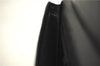 Authentic GUCCI Documents Case Purse GG Nylon Leather Black 1360C