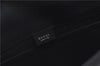 Authentic GUCCI Documents Case Purse GG Nylon Leather Black 1360C