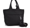 Authentic PRADA Nylon 2Way Leather Shoulder Tote Bag Black 1360D