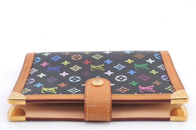 Louis Vuitton Monogram Multicolor Agenda PM Day Planner Cover R20895 Black 1361D