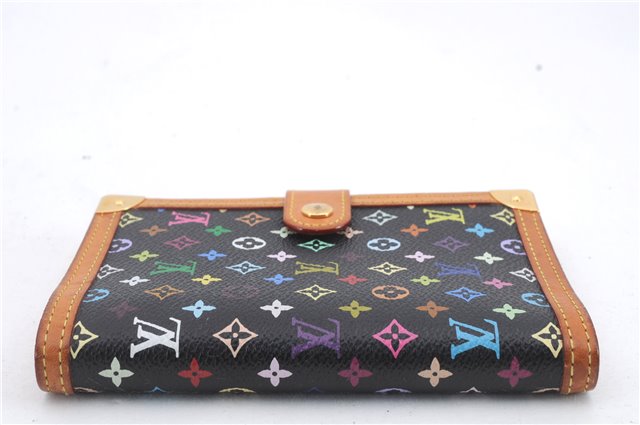 Louis Vuitton Monogram Multicolor Agenda PM Day Planner Cover R20895 Black 1361D