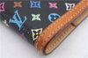 Louis Vuitton Monogram Multicolor Agenda PM Day Planner Cover R20895 Black 1361D