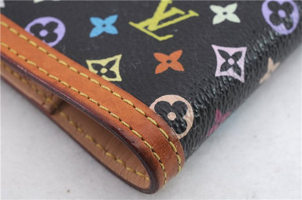 Louis Vuitton Monogram Multicolor Agenda PM Day Planner Cover R20895 Black 1361D