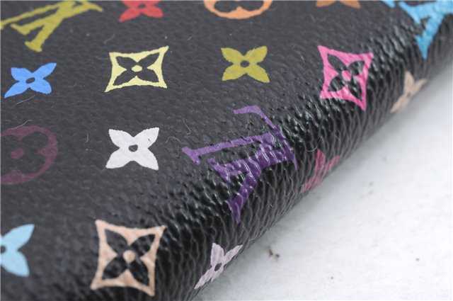 Louis Vuitton Monogram Multicolor Agenda PM Day Planner Cover R20895 Black 1361D