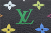 Louis Vuitton Monogram Multicolor Agenda PM Day Planner Cover R20895 Black 1361D