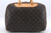 Authentic Louis Vuitton Monogram Deauville Hand Bag M47270 LV 1362D