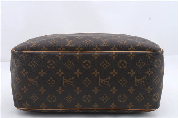 Authentic Louis Vuitton Monogram Deauville Hand Bag M47270 LV 1362D