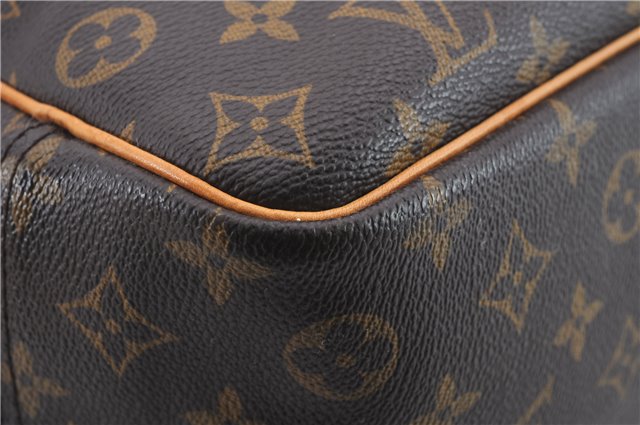 Authentic Louis Vuitton Monogram Deauville Hand Bag M47270 LV 1362D