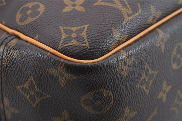 Authentic Louis Vuitton Monogram Deauville Hand Bag M47270 LV 1362D