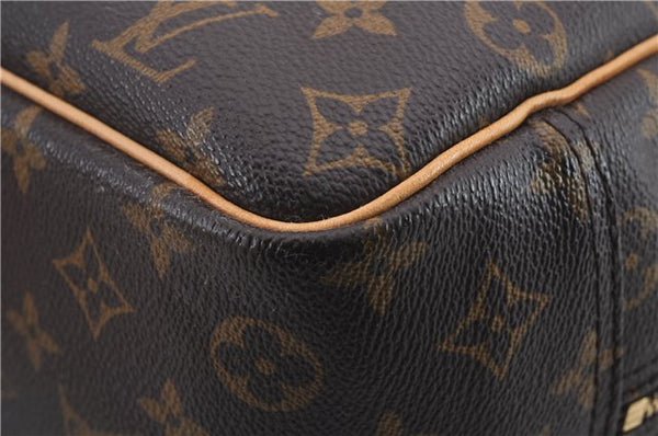 Authentic Louis Vuitton Monogram Deauville Hand Bag M47270 LV 1362D