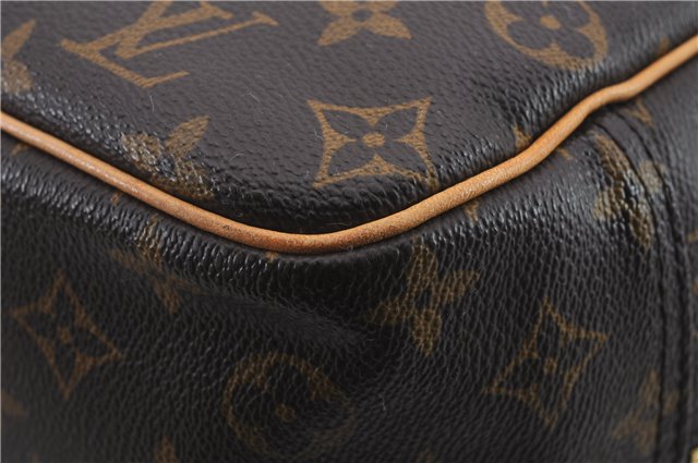 Authentic Louis Vuitton Monogram Deauville Hand Bag M47270 LV 1362D
