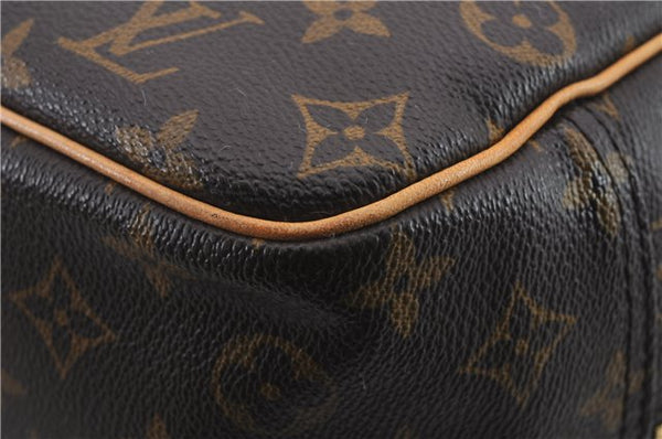Authentic Louis Vuitton Monogram Deauville Hand Bag M47270 LV 1362D